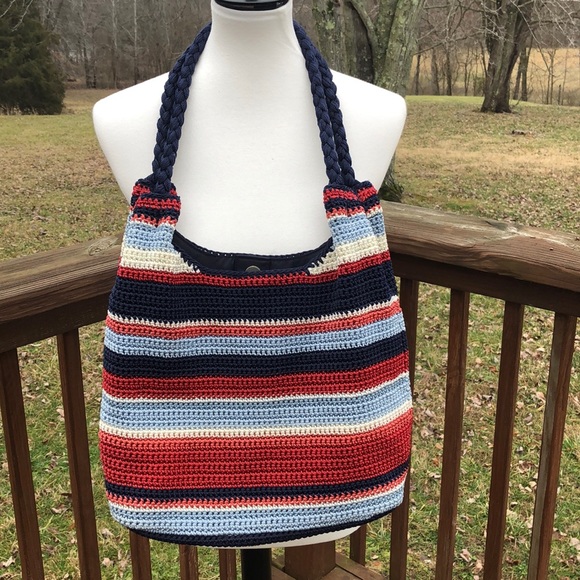 The Sak Handbags - The Sak red & blue striped tote